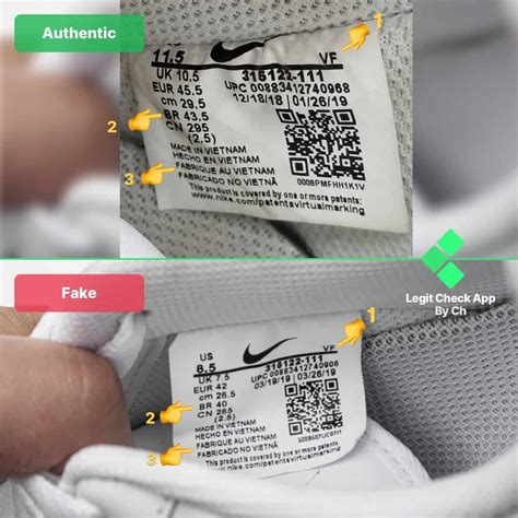 nike sneaker fake|how to check nike authenticity.